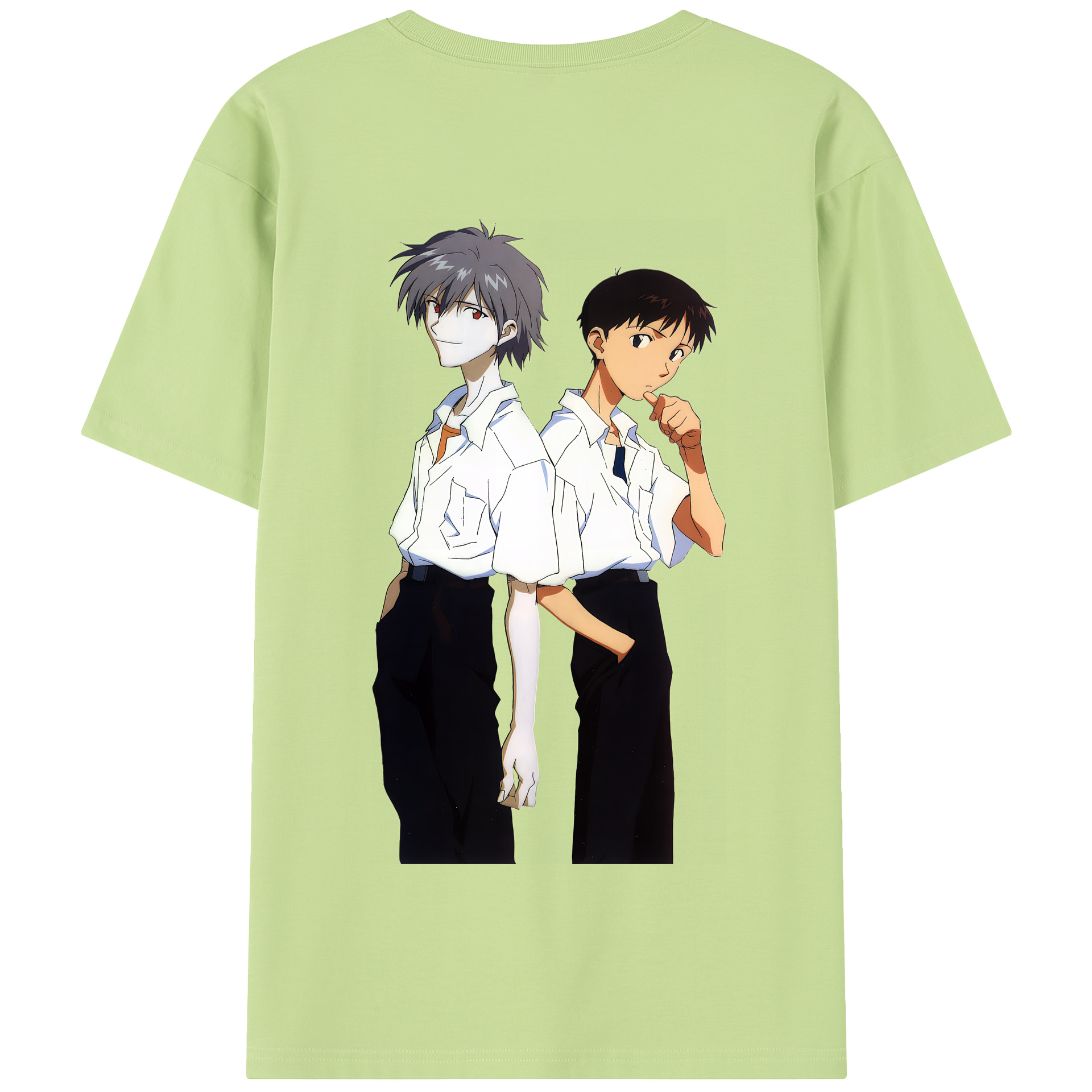 （画像用） EVA 新世紀エヴァンゲリオン 綿100％半袖Tシャツ（背面プリント）